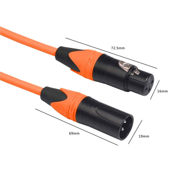 XRL Male to Female Microphone Mixer Audio Cable, Length: 3m, Length: 3m