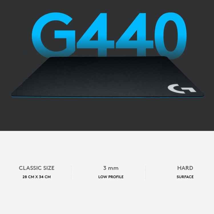 Logitech G440 Hard E-sport Gaming Mouse Pad, Size: 34 x 28cm