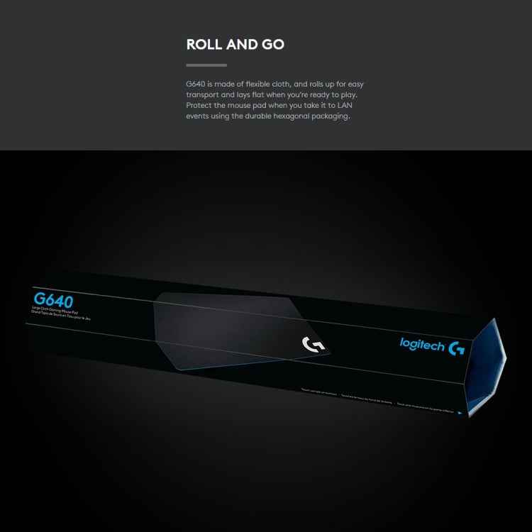 Logitech G640 Cloth Soft E-sport Gaming Mouse Pad, Size: 46 x 40cm