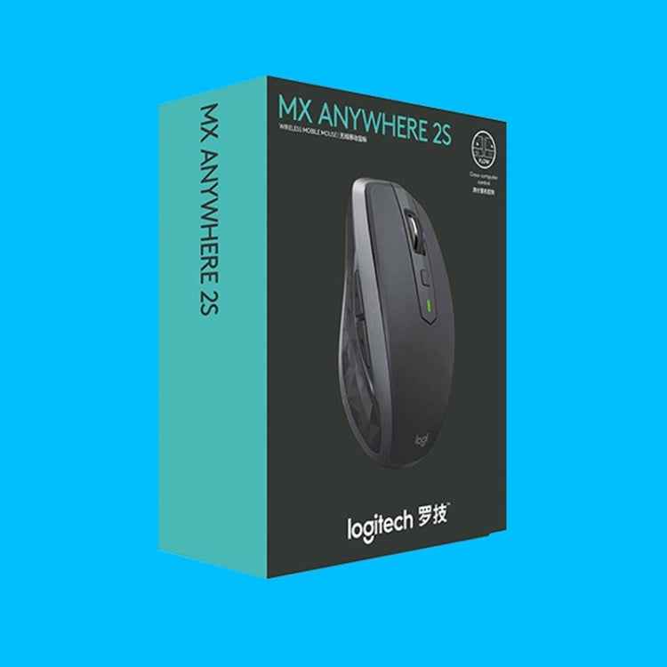 Logitech MX Anywhere 2S 4000DPI Bluetooth + Unifying Dual-mode Rechargeable Symmetrical Design Wireless Optical Gaming Mouse