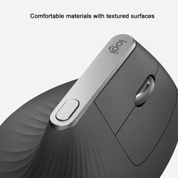 Logitech MX Vertical 4000DPI USB-C / Type-C + Unifying + Bluetooth Three-mode Ergonomic Wireless Vertical Optical Mouse