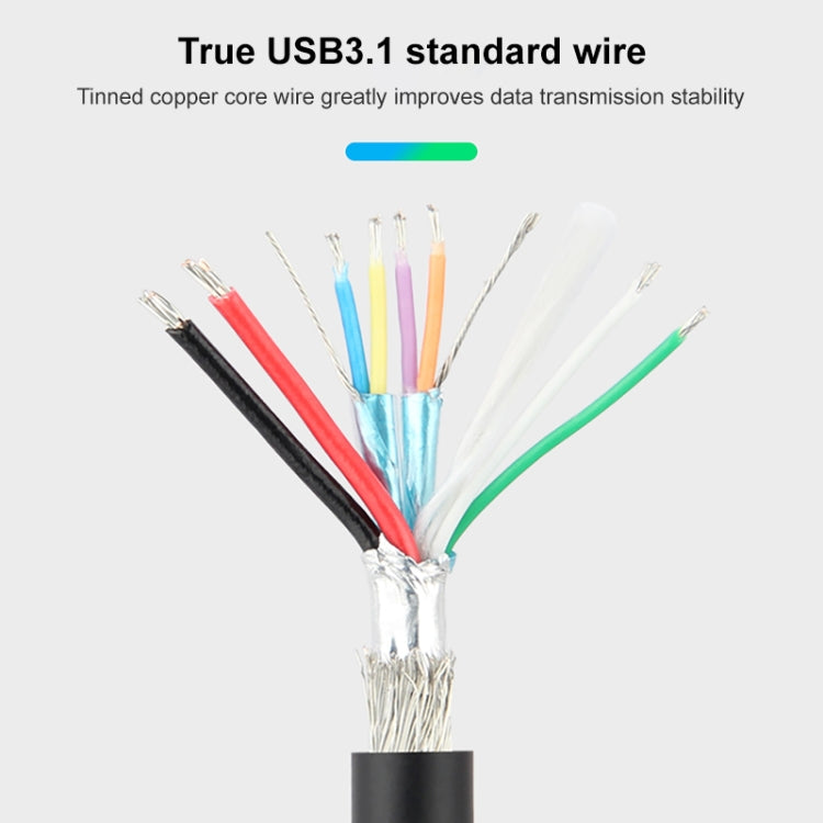 USB-C 3.1 / Type-C Male to Micro USB 3.0 Data Cable, Length:1m