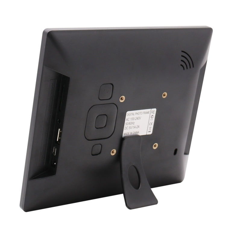 AC 100-240V 8 inch TFT Screen Digital Photo Frame with Holder & Remote Control, Support USB / SD Card Input