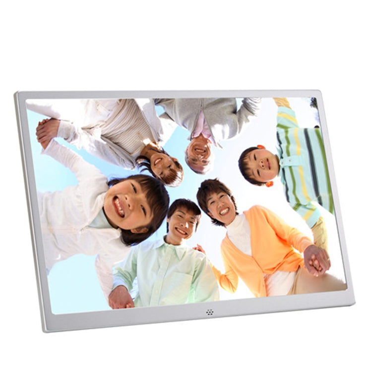 HSD1504 15.4 inch LED 1280x800 High Resolution Display Digital Photo Frame with Holder and Remote Control, Support SD / MMC / MS Card / USB Port, EU Plug(Gold)