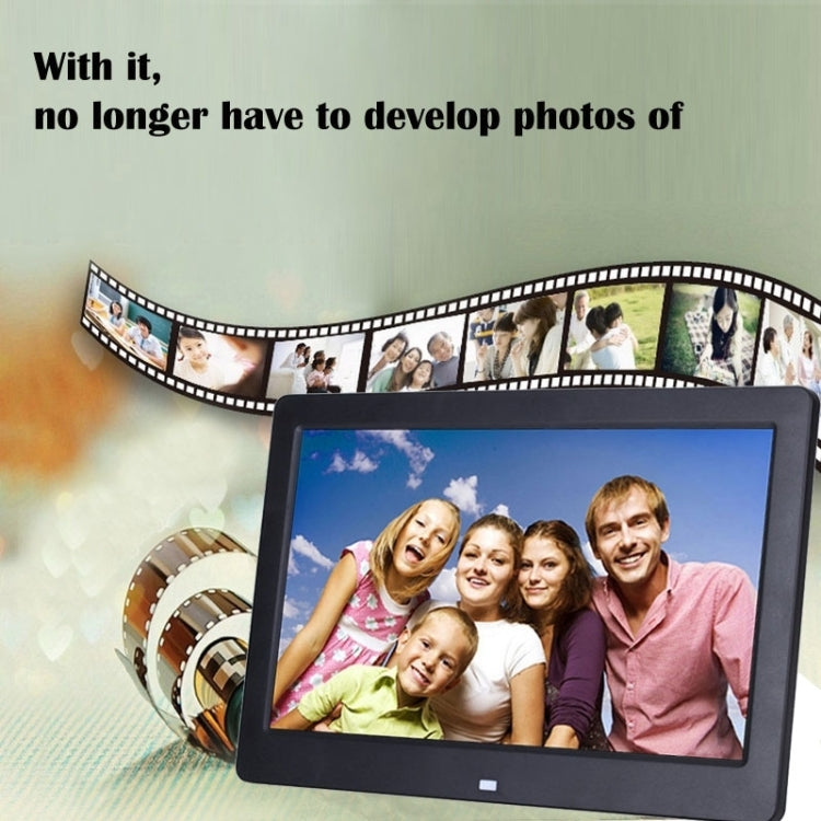 13 inch LED Display Digital Photo Frame with Holder & Remote Control, Allwinner F16, Support SD / MS / MMC Card and USB