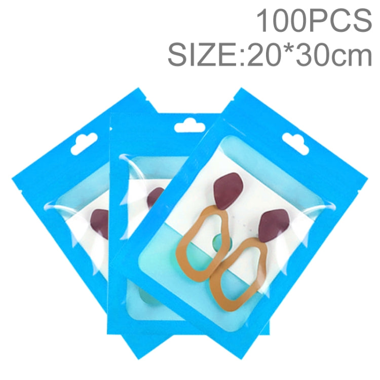 100pcs 20×30cm HD Transparent Window Phone Case Decoration Sealed Bag, 20×30cm