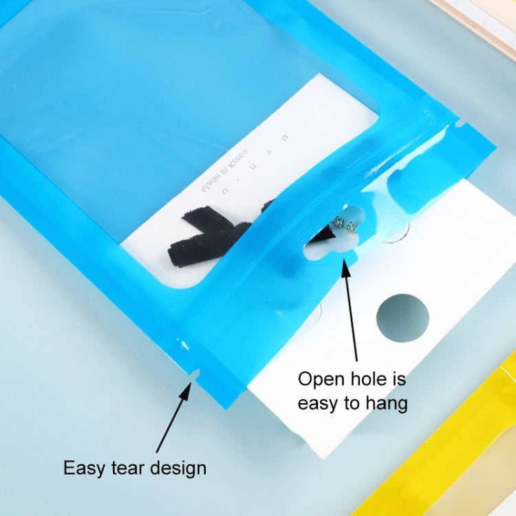 100pcs 20×30cm HD Transparent Window Phone Case Decoration Sealed Bag, 20×30cm