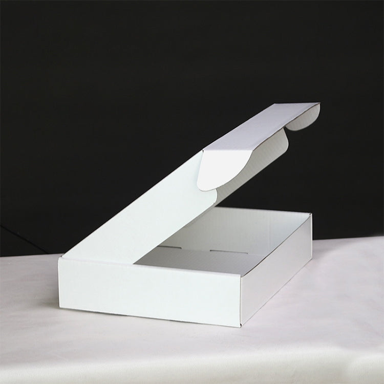 2pcs Shipping Box Clothing Packaging Box, Color: White, Size: 30x20x5cm
