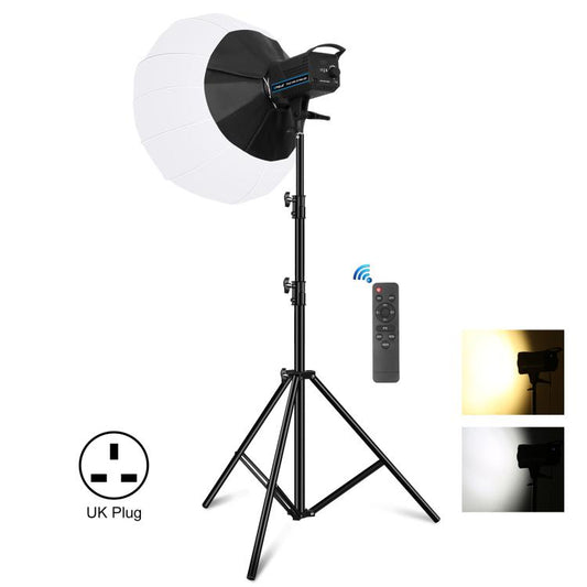 PULUZ 220V 120W Studio Video Light + 2.8m Light Holder + 65cm Foldable Lantern Softbox Photography Kit, 120W 2700K-6500K Light 2.8m Light Holder Kit UK Plug, 120W 2700K-6500K Light 2.8m Light Holder Kit US Plug                                          ...