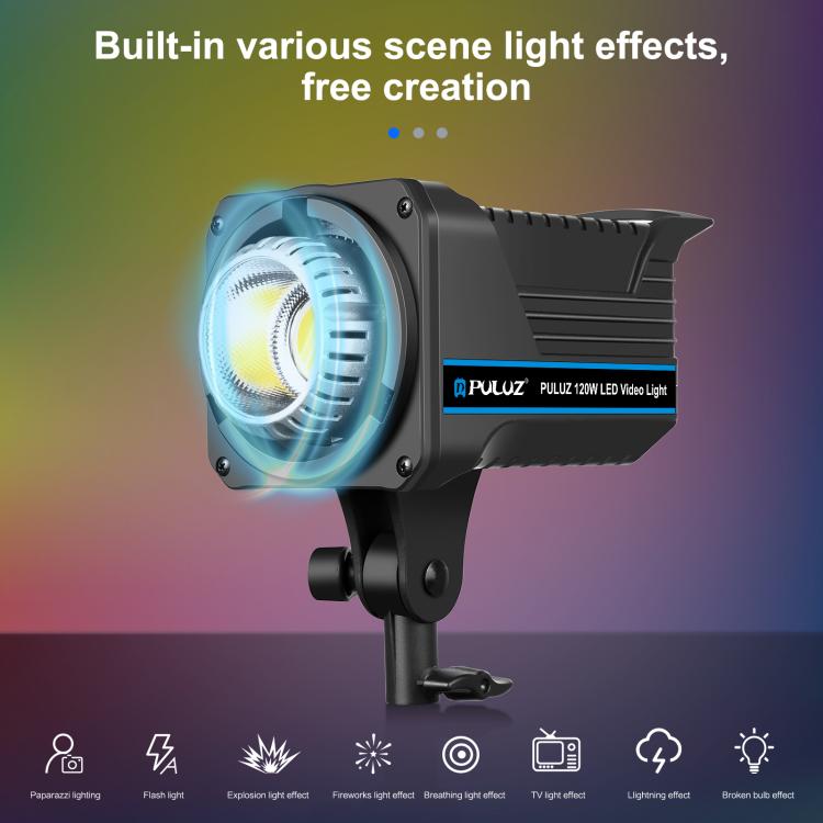 PULUZ 220V 120W Studio Video Light + 2.8m Light Holder + 65cm Foldable Lantern Softbox Photography Kit, 120W 2700K-6500K Light 2.8m Light Holder Kit UK Plug, 120W 2700K-6500K Light 2.8m Light Holder Kit US Plug                                          ...