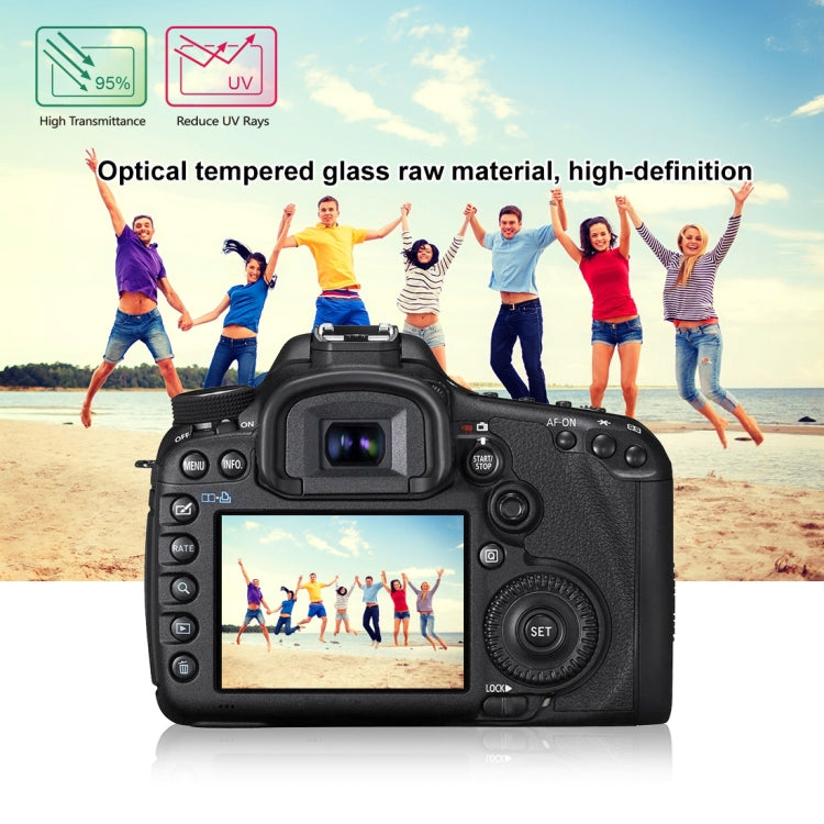 60 PCS PULUZ 2.5D Curved Edge 9H Surface Hardness Tempered Glass Screen Protector Kits for Canon 5D Mark IV / Mark III, Sony RX100 / A7M2 / A7R / A7R2, Nikon D3200 / D3300, Panasonic GH5, DMC-LX100 etc.