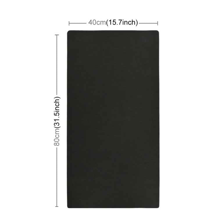 6 PCS PULUZ Collapsible Photography Studio Background, 6 Colors (Black, White, Red, Blue, Orange, Green), Size: 80cm x 40cm