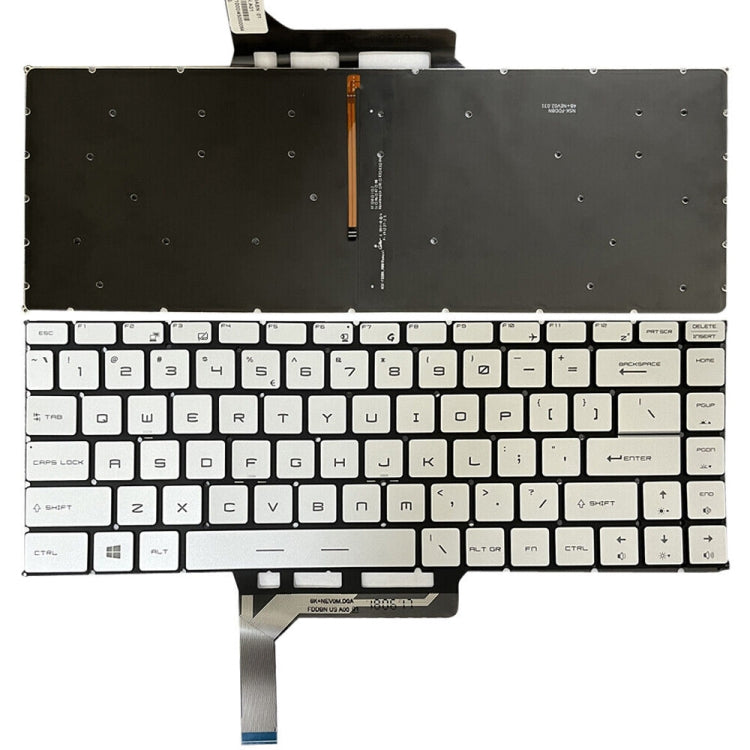 US Version Laptop Keyboard with Backlight for MSI GS65 / GS65VR / MS-16Q2 / Stealth 8SE /8SF / 8SG /Thin 8RE / Thin 8RF, For MSI GS65 / GS65VR(Black), For MSI GS65 / GS65VR(Grey), For MSI GS65 / GS65VR(Red), For MSI GS65 / GS65VR(Silver)