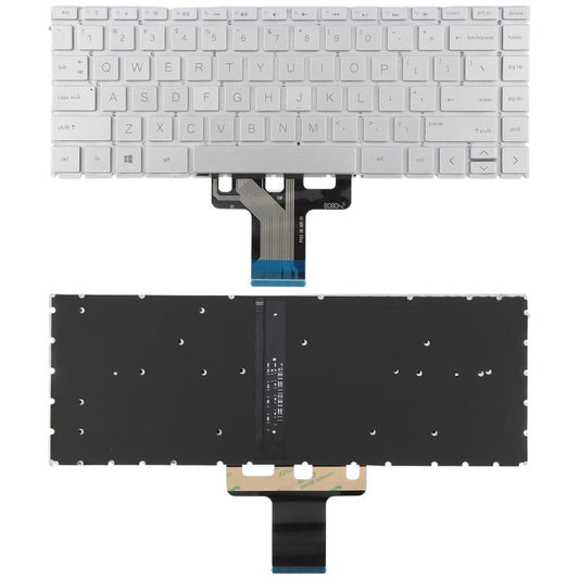 For HP Pavilion X360 14S-DK 14S-DP 14S-DQ 14S-CR 14s-CF 14-CE 14-CF 14S-DF/DK 14-CK 14-CD 14-CM 14S-DR 14S-fr US Version Keyboard with Backlight, For HP Pavilion X360 14S-DK(Silver), For HP Pavilion X360 14S-DK(Black)