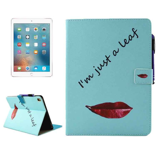 For iPad Pro 9.7 inch Horizontal Flip Leather Case with Holder & Wallet & Card Slots & Sleep / Wake-up Function & Pen Slot