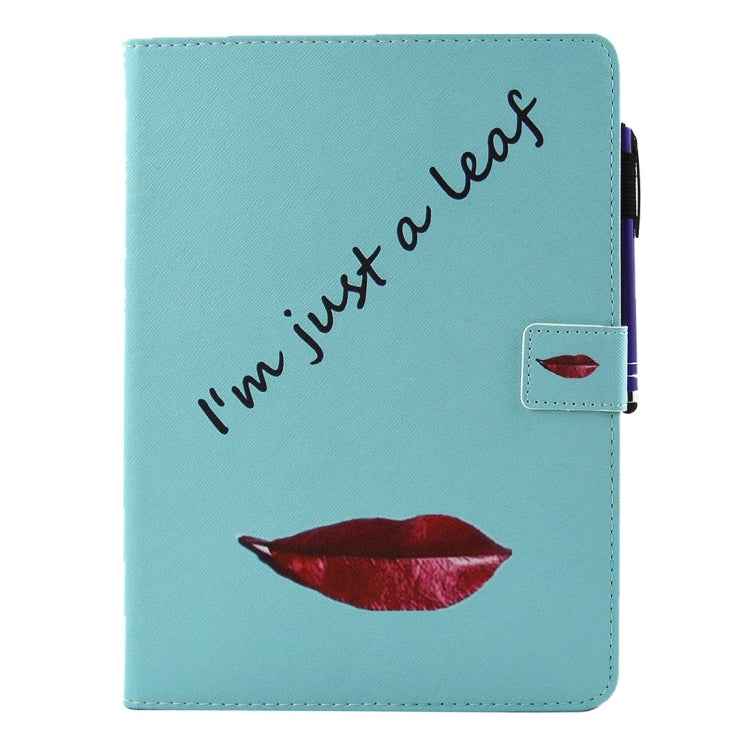 For iPad Pro 9.7 inch Horizontal Flip Leather Case with Holder & Wallet & Card Slots & Sleep / Wake-up Function & Pen Slot