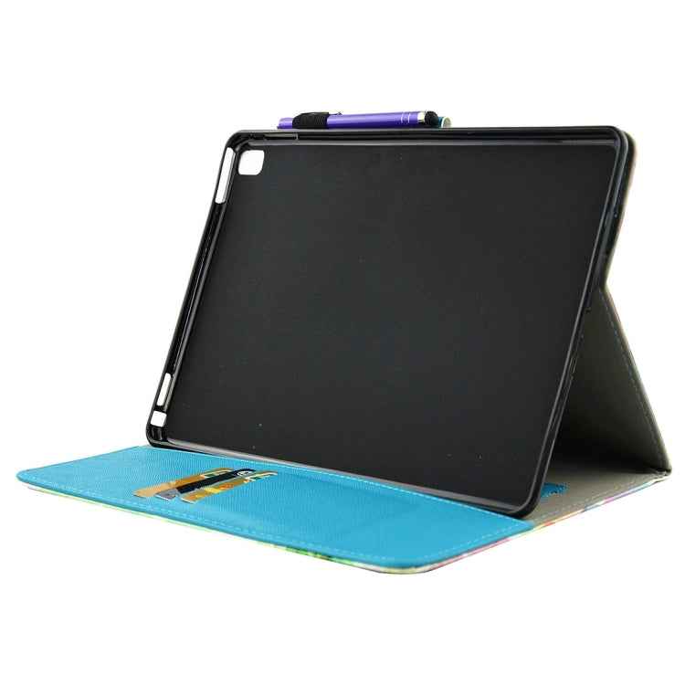 For iPad Pro 9.7 inch Horizontal Flip Leather Case with Holder & Wallet & Card Slots & Sleep / Wake-up Function & Pen Slot