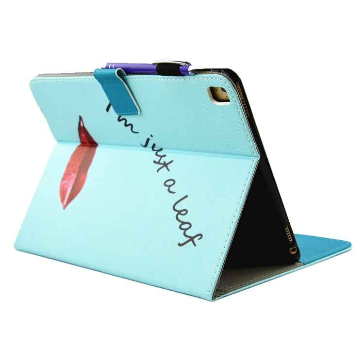 For iPad Pro 9.7 inch Horizontal Flip Leather Case with Holder & Wallet & Card Slots & Sleep / Wake-up Function & Pen Slot