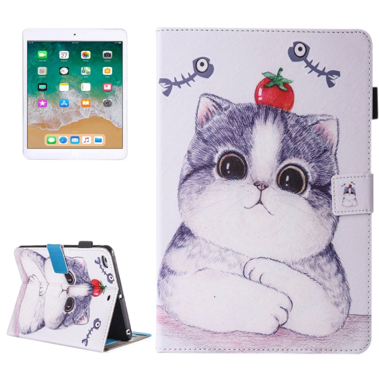 For iPad Air / iPad Air 2 Painting Pattern Horizontal Flip Leather Case with Holder & Wallet & Card Slots & Pen Slot