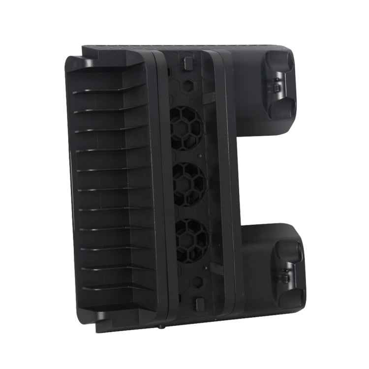 DOBE TP4-882 3 in 1 Game Console Cooling Fan + Game Storage Slots + Game Controller Charging Dock for Sony PS4 / PS4 Pro / PS4 Slim