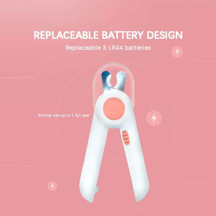 Pet Cat and Dog LED Light Nail Clippers
