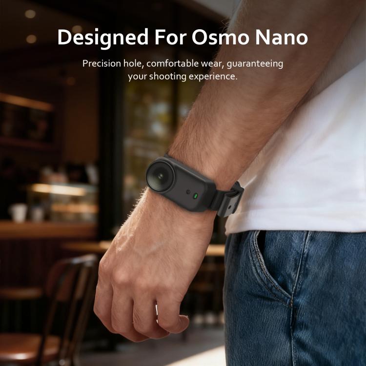 For DJI Osmo Nano Body Silicone Expansion Wrist Strap Cover Pet Collar Mount, For DJI Osmo Nano Body