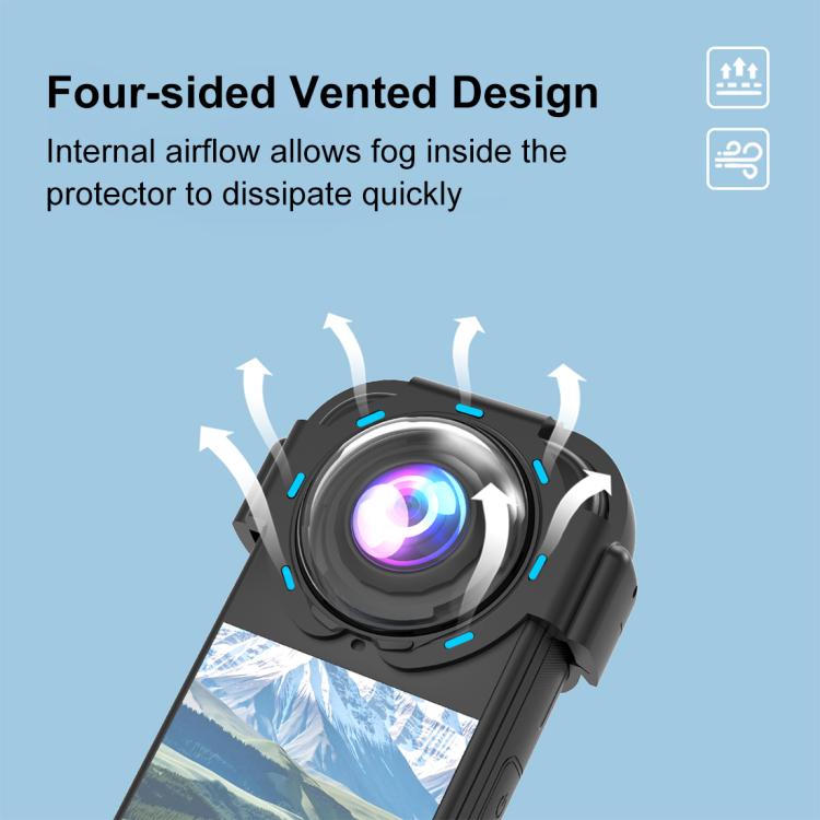 For Insta360 X4 Air PULUZ Snap-on Optical Tempered Glass Lens Guard Protective Cover, For Insta360 X4 Air