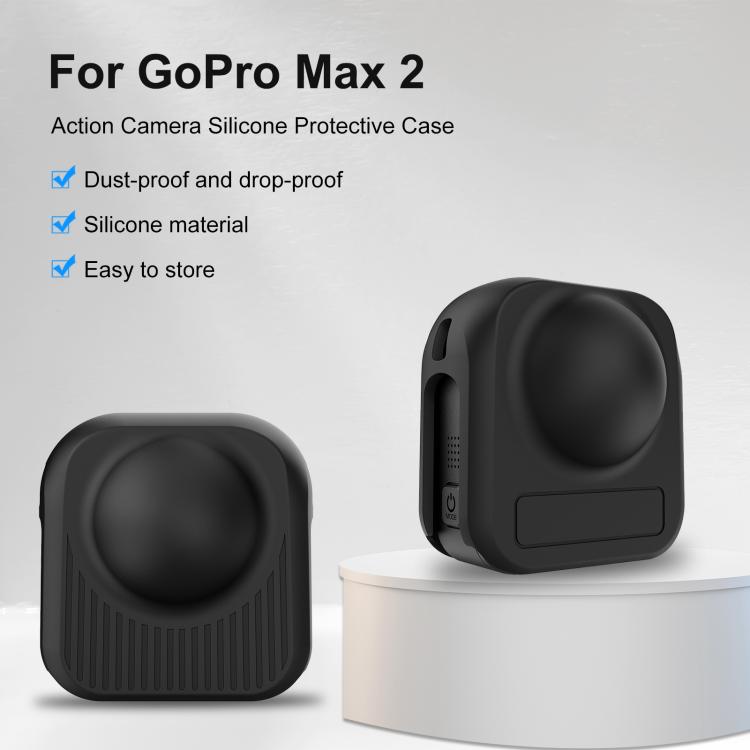For GoPro MAX2 PULUZ Body Lens Silicone Protective Cover, Body Lens Cover