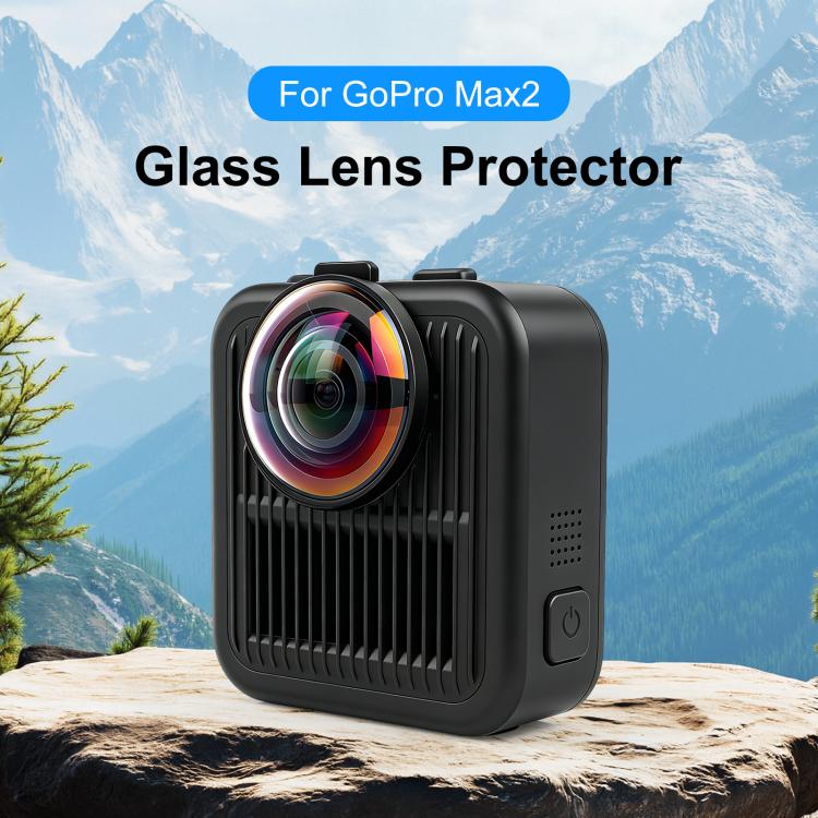 For GoPro MAX2 PULUZ Optical Tempered Glass Lens Guard Protective Cover, Glass Lens Guard