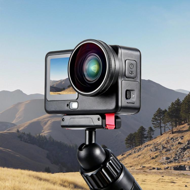 For DJI Osmo Action 6 PULUZ FOV Boost Lens 185 Degree Wide Angle Lens, For DJI Osmo Action 6