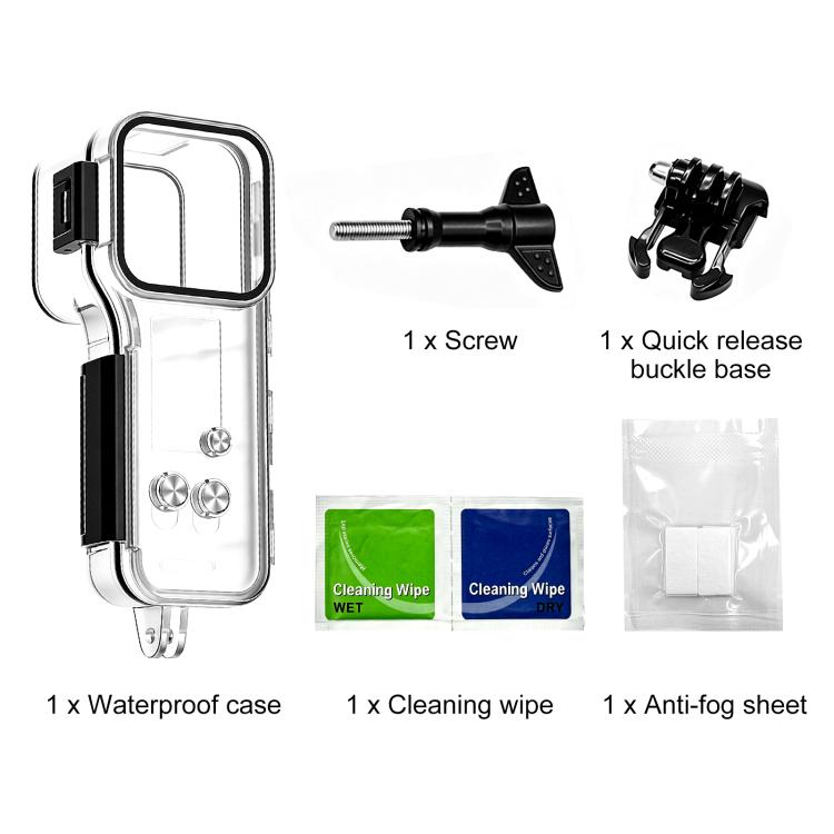 For DJI Osmo Pocket 4 Gimbal Camera 50m Diving Waterproof Case