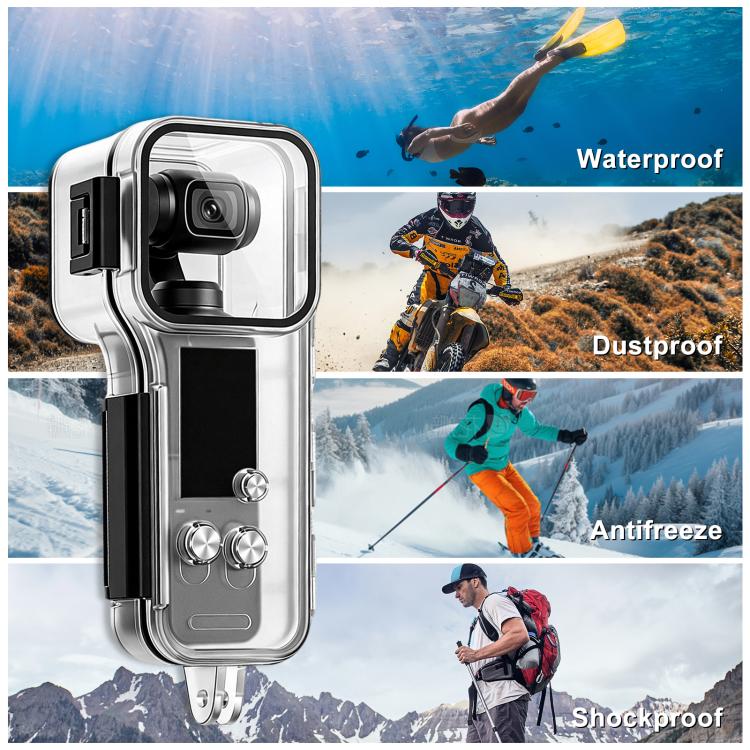 For DJI Osmo Pocket 4 Gimbal Camera 50m Diving Waterproof Case