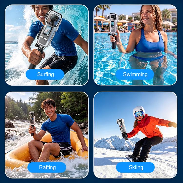 For DJI Osmo Pocket 4 Gimbal Camera 50m Diving Waterproof Case