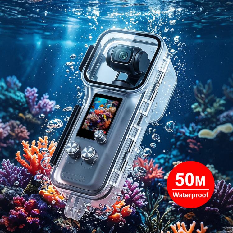 For DJI Osmo Pocket 4 Gimbal Camera 50m Diving Waterproof Case