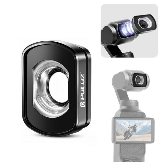 For DJI Osmo Pocket 4 / 3 Magnetic Wide-Angle Lens 112 Degree FOV Filter, PULUZ For DJI Osmo Pocket 4 / 3