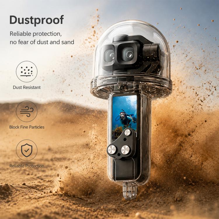 For DJI Osmo Pocket 4P PULUZ 50m Underwater Waterproof Housing Diving Cover, For DJI Osmo Pocket 4P