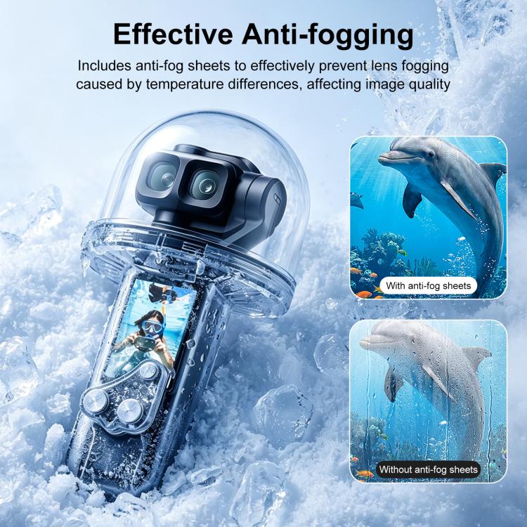 For DJI Osmo Pocket 4P PULUZ 50m Underwater Waterproof Housing Diving Cover, For DJI Osmo Pocket 4P