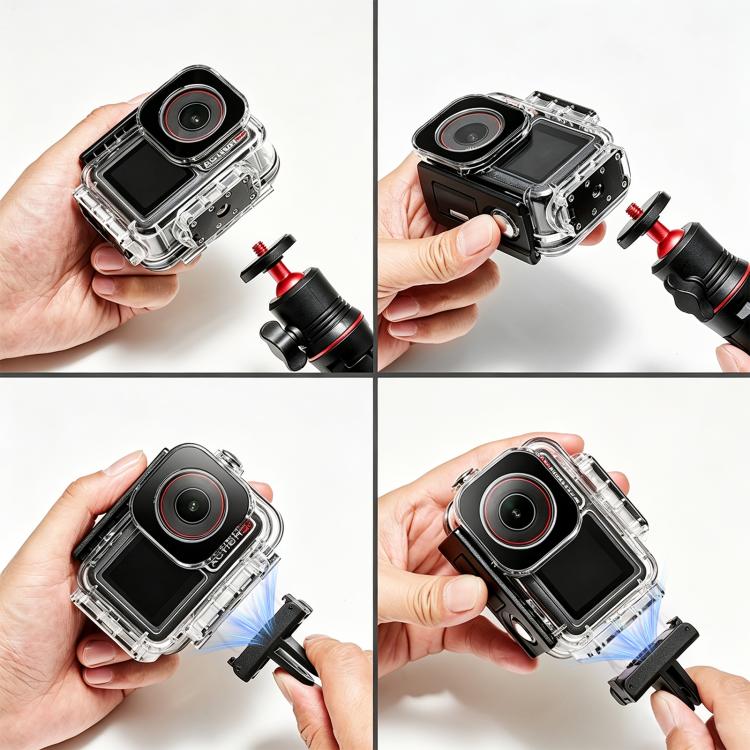 PULUZ 60m Waterproof Housing Diving Case for DJI Action 5 Pro / 4 / 3, For DJI Action 5 Pro / 4 / 3
