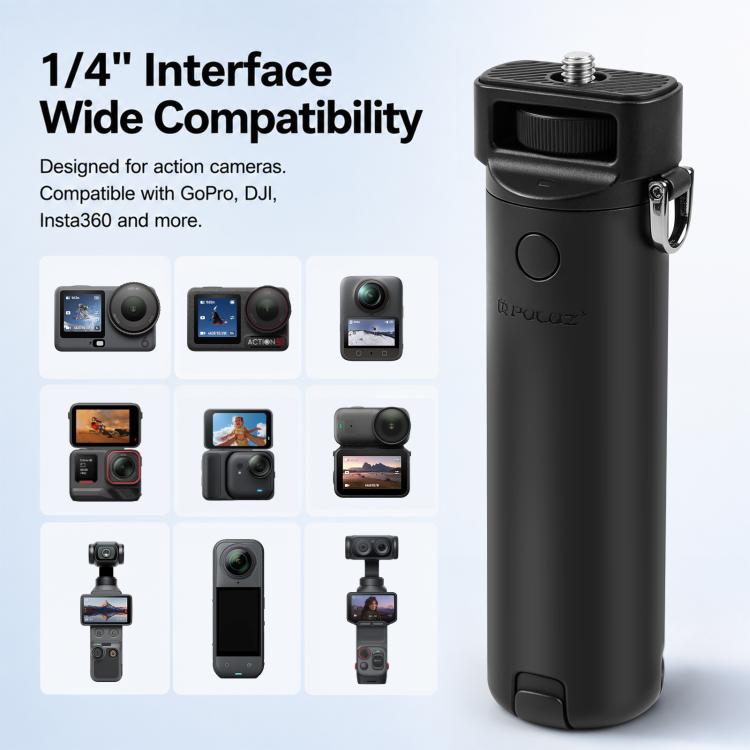 For Insta360 Luna PULUZ High-Capacity 5000mAh Battery Grip