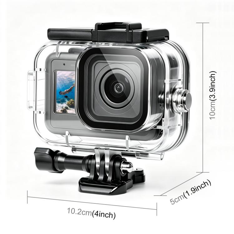 For GoPro MISSION 1 / 1 PRO PULUZ 60m Waterproof Housing Diving Protective Case with Anti-fog Sheets, For GoPro MISSION 1 / 1 PRO
