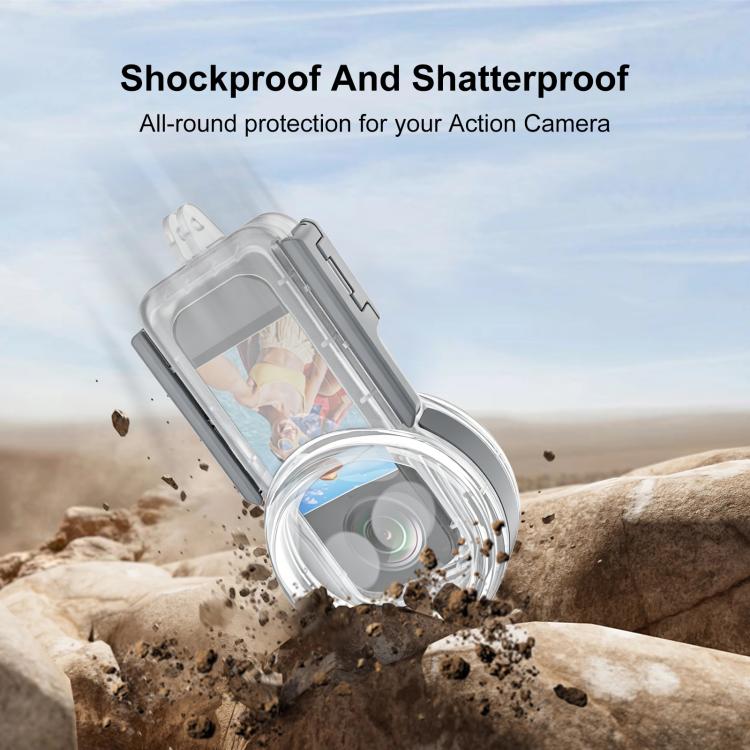 For Insta360 X5 PULUZ 50m Waterproof Sealed Diving Case, Youth Edition, Waterproof Diving Case, Youth Edition