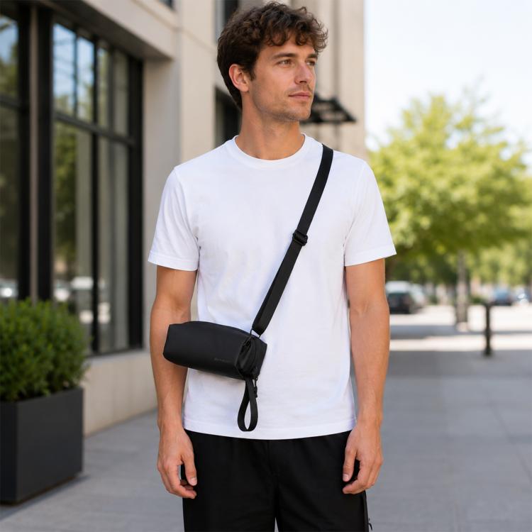 PULUZ Gimbal Camera Carrying Bag Crossbody Protective Multi-compartment Bag for DJI Osmo Pocket 4P / 4 / 3, Xtra Muse / Muse 2 Pro, Insta360 Luna Ultra / X5 / X4 / X3, Multi-compartment Bag