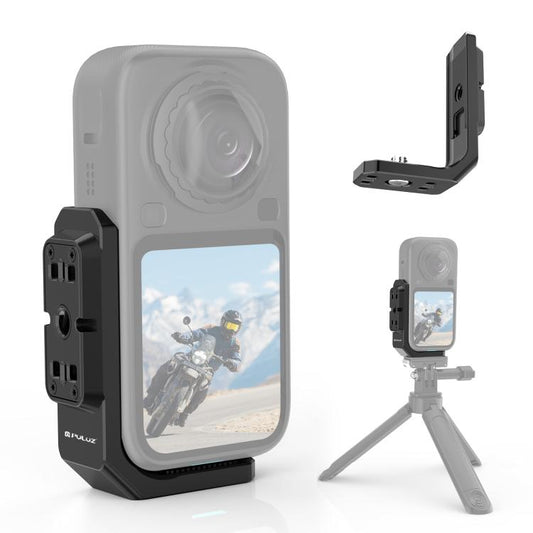 For Insta360 X6 PULUZ Magnetic Horizontal Quick Release Plate L Bracket, For Insta360 X6