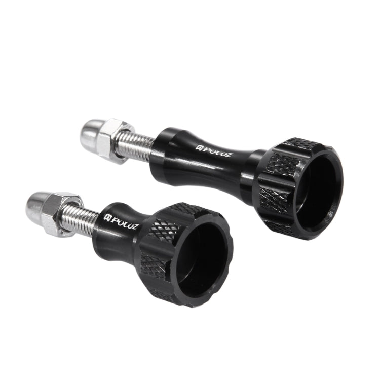PULUZ CNC Aluminum Thumb Knob Stainless Bolt Nut Screw Set for GoPro, Insta360, DJI and Other Action Cameras