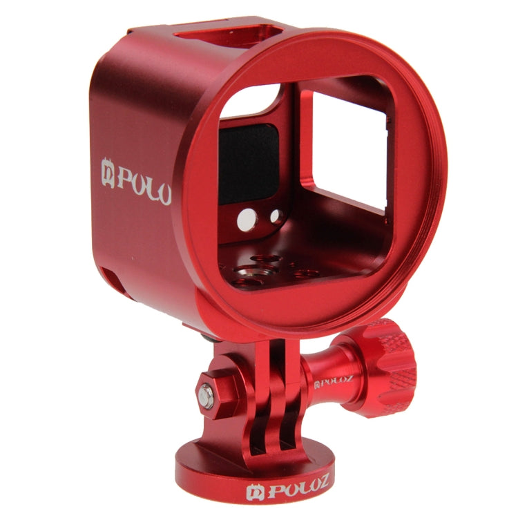 PULUZ Housing Shell CNC Aluminum Alloy Protective Cage Kit with Metal Wrench & Lens Cap & Screw & Tripod Adapter for GoPro HERO5 Session /HERO4 Session /HERO Session