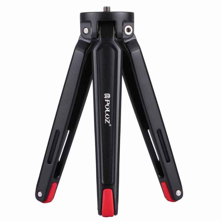 PULUZ Pocket Mini Metal Desktop Tripod Mount with 1/4 inch to 3/8 inch Thread Adapter Screw for DSLR & Digital Cameras, Adjustable Height: 4.5-15cm, Load: 20kg