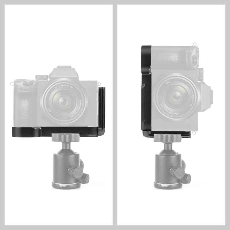 PULUZ 1/4 inch Vertical Shoot Quick Release L Plate Bracket Base Holder for Sony A7R / A7 / A7S