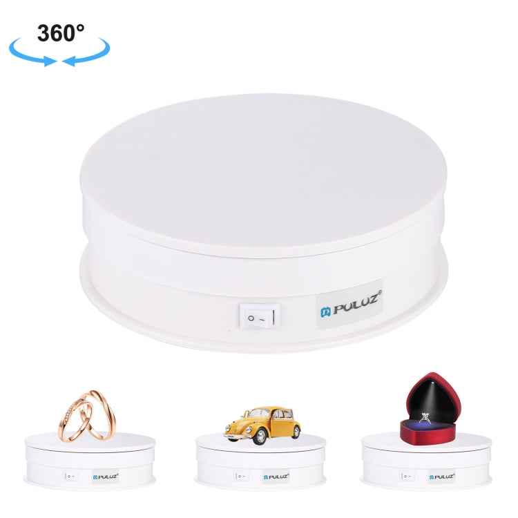 PULUZ 15cm USB Electric Rotating Turntable Display Stand Video Shooting Props Turntable for Photography, Load 1-5kg