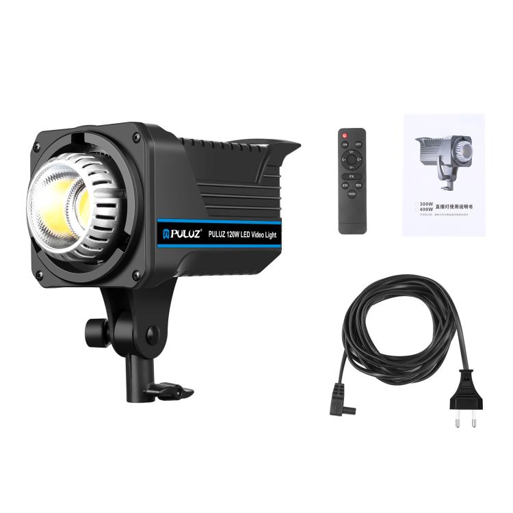 PULUZ 220V 120W Studio Video Light Dual Color Temperature Built-in Dissipate Heat System with Remote Control, 120W 2700K-6500K EU Plug, 120W 2700K-6500K UK Plug, 120W 2700K-6500K US Plug