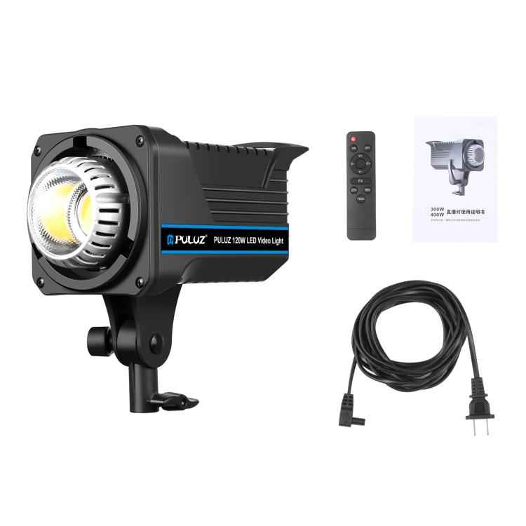 PULUZ 220V 120W Studio Video Light Dual Color Temperature Built-in Dissipate Heat System with Remote Control